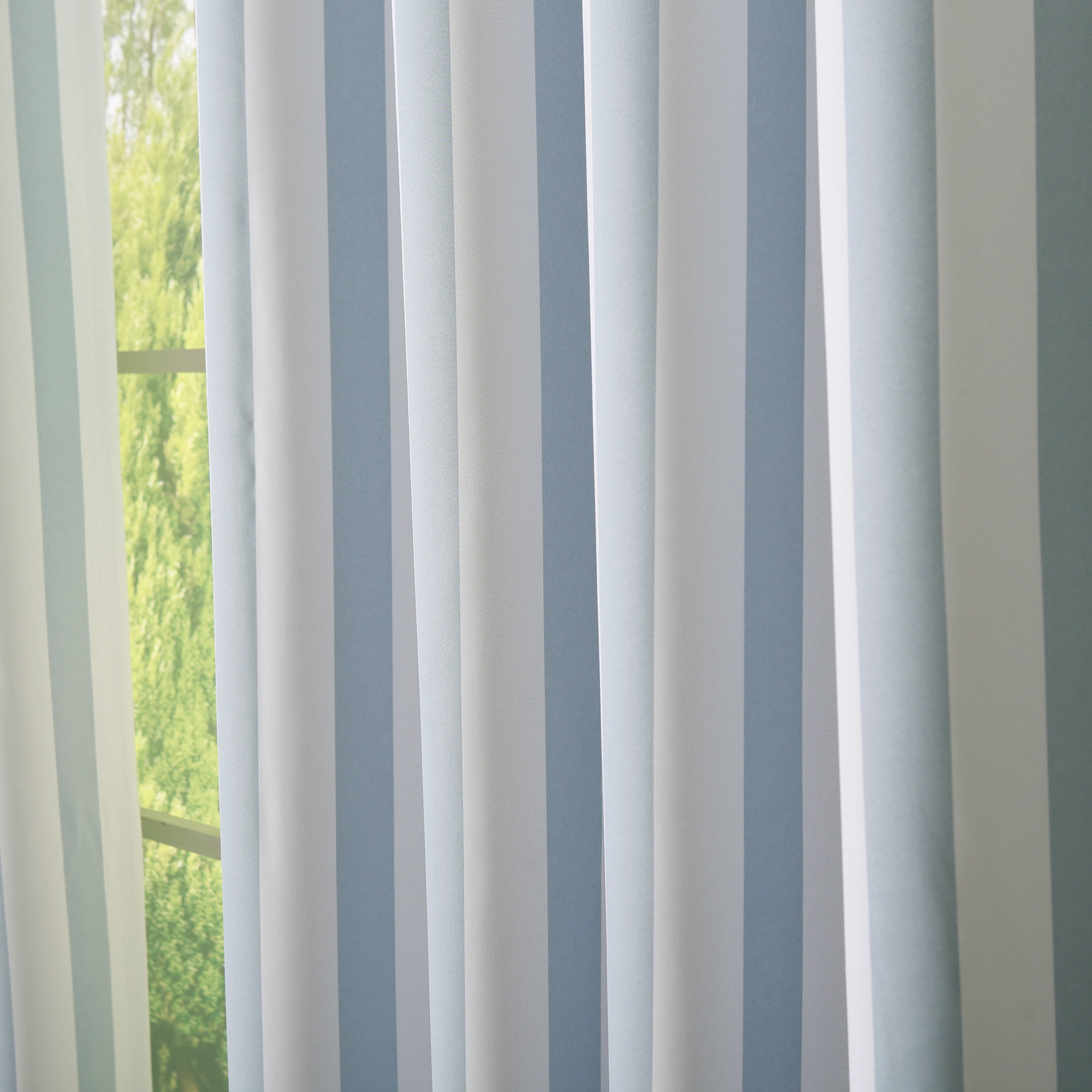 Best Home Fashion, Inc. Striped SemiSheer Grommet Curtain Panels